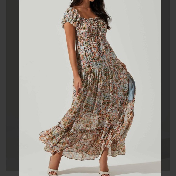 ASTR the Label Rosaline Off Shoulder Maxi Dress - Picture 3 of 12